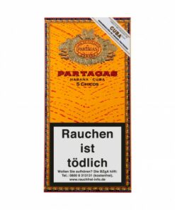 Patargas Chicos hộp 5 điếu dài hàng Cuba xuất Đức