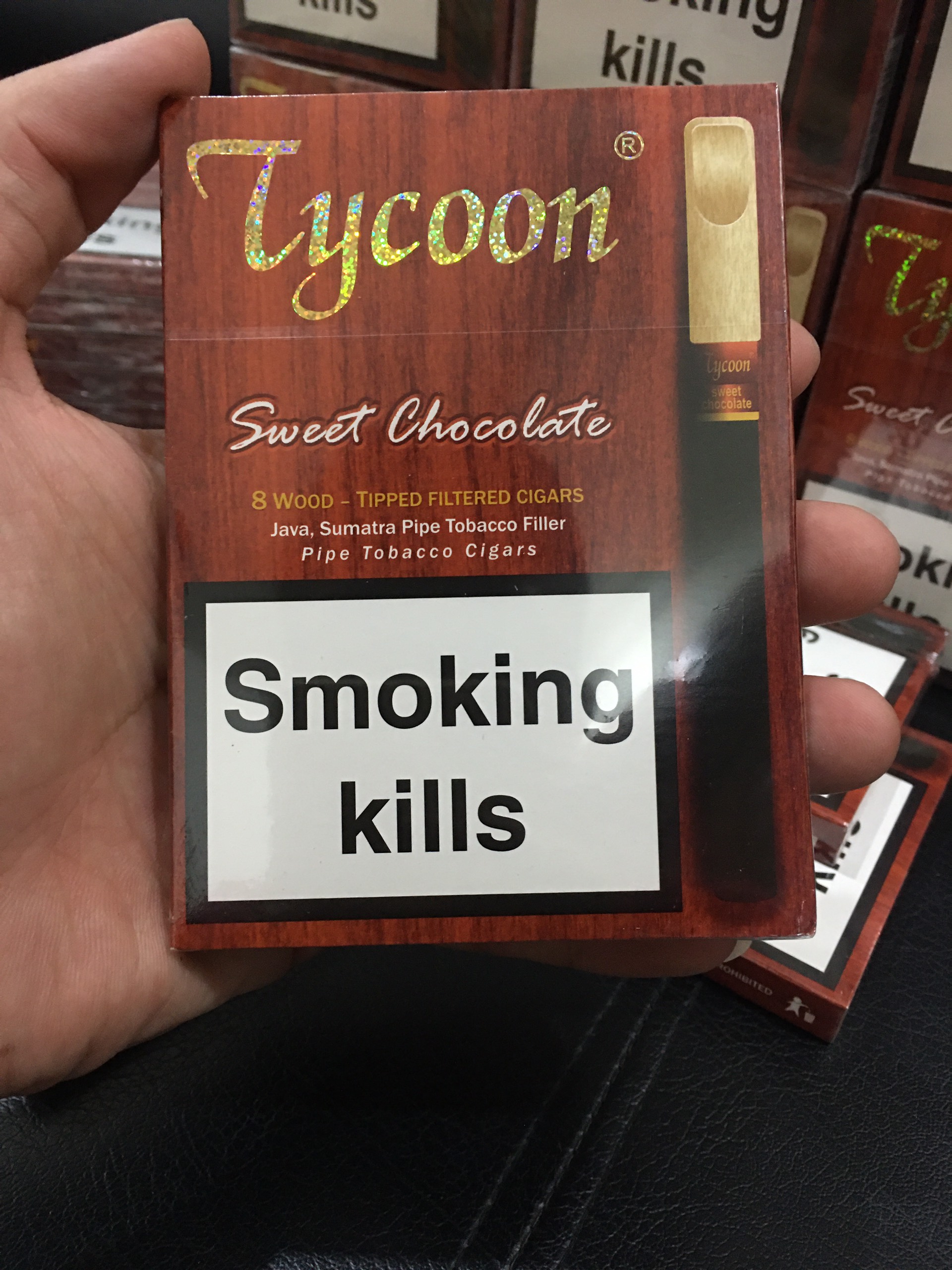 Tycoon sweet Coffee/ Chocolate (hộp 8 điếu có đầu lọc)