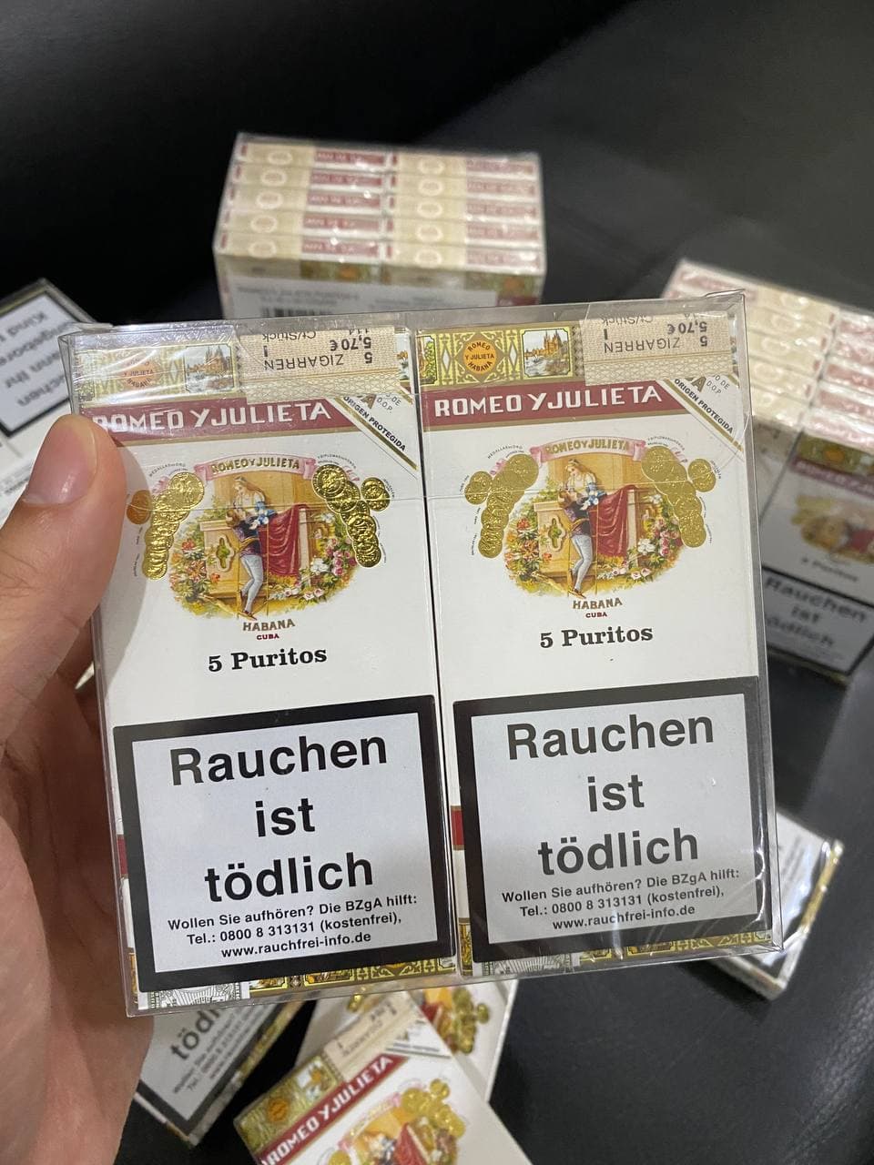 Romeo y Julieta Puritos - Pack 5 Xì gà Cuba - Ảnh 3