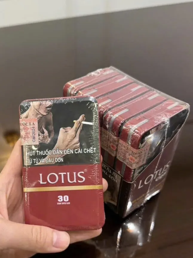 Cigar LOTUS slim (bao 30 điếu)
