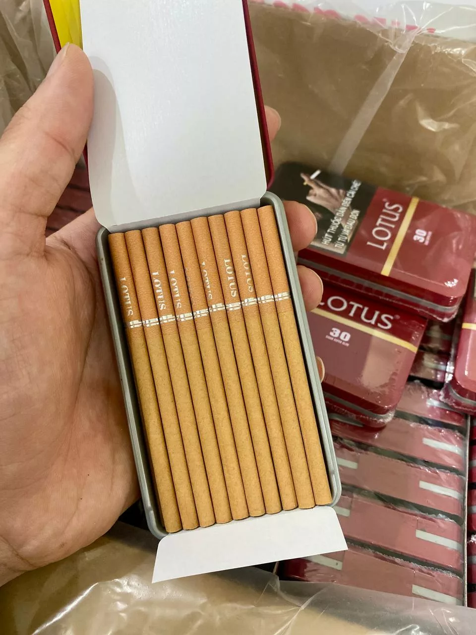 Cigar LOTUS slim (bao 30 điếu) - Ảnh 2