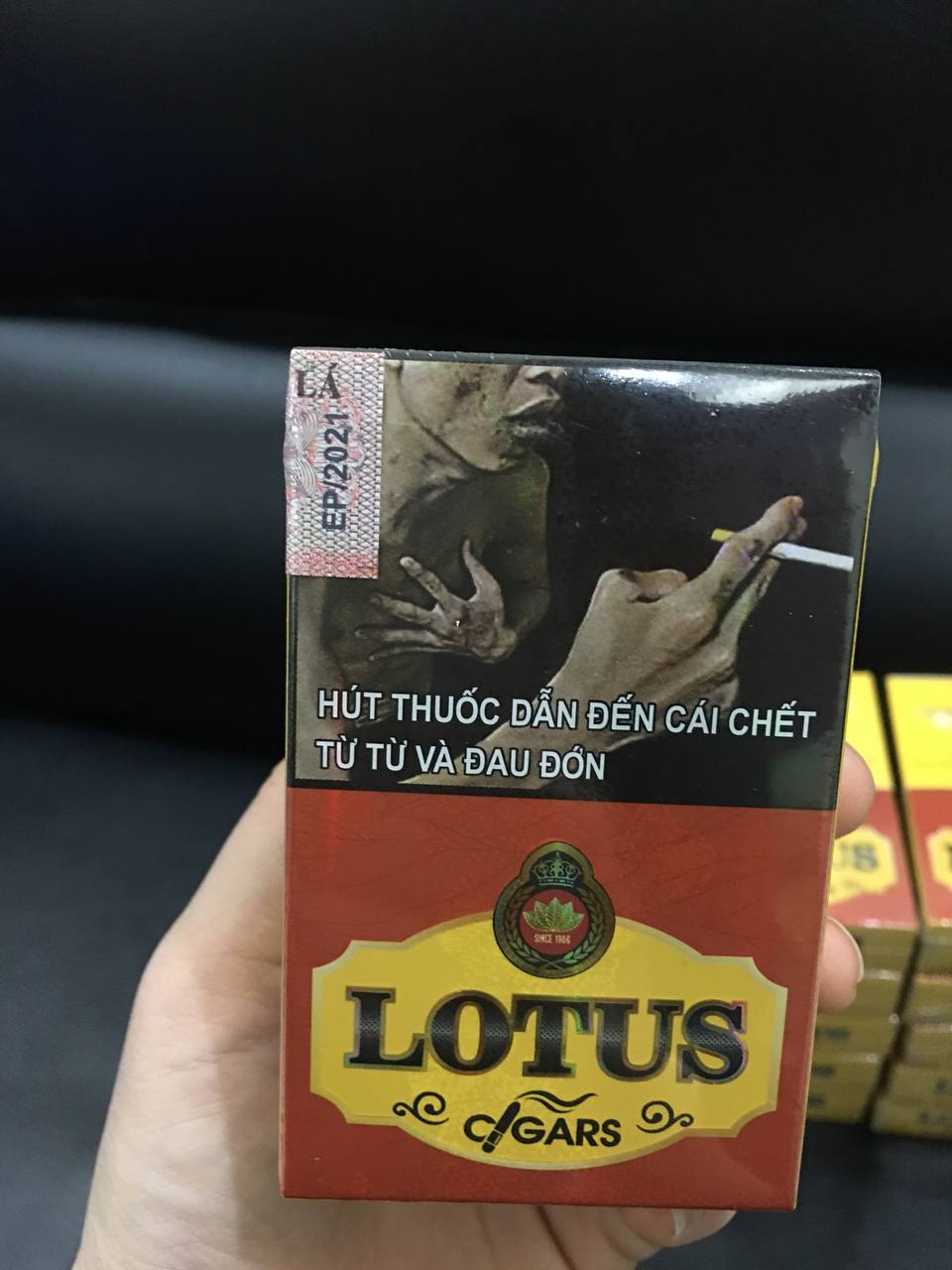 Cigar LOTUS Short (hộp 10 điếu) - Ảnh 3