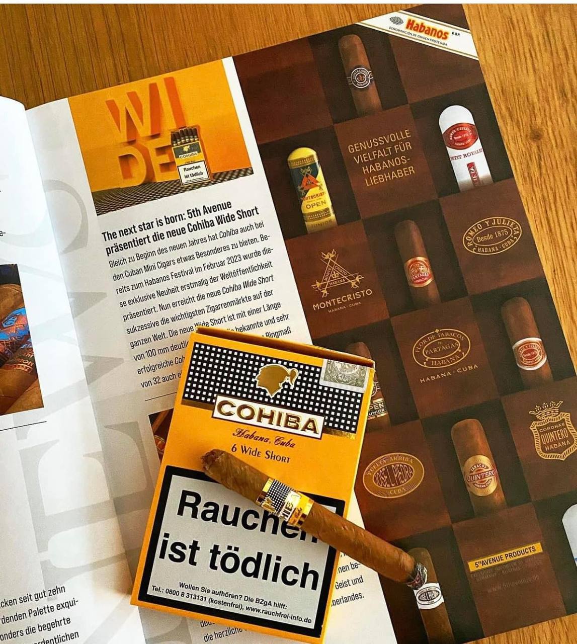 Cohiba Wide Short (hộp 6 điếu) - Ảnh 5